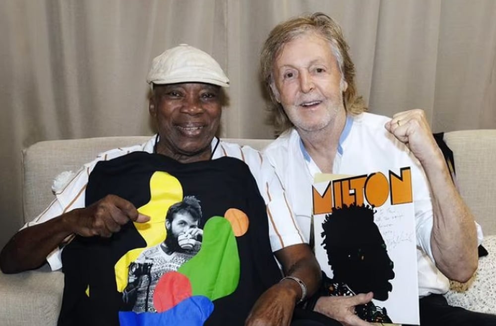 "Lendário": Milton Nascimento é homenageado em blog de Paul McCartney