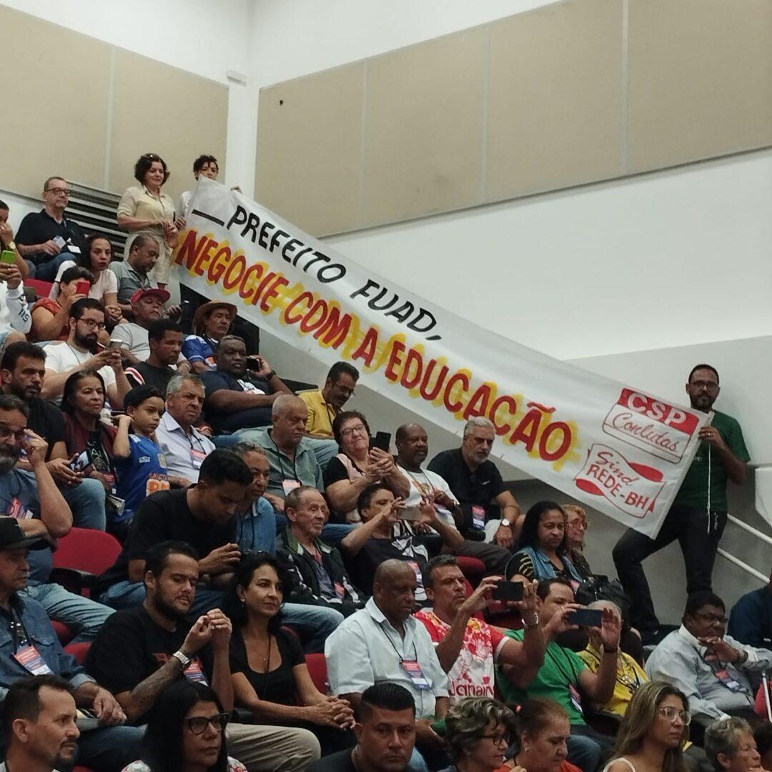 greve da educação de belo horizonte