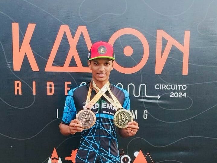 Ciclista são-gonçalense conquista vitória no Kmon Ride em Itabira