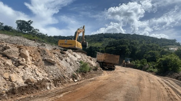 MGC-262: mais de 60% das obras na estrada entre Barão de Cocais e Caeté já foram concluídas