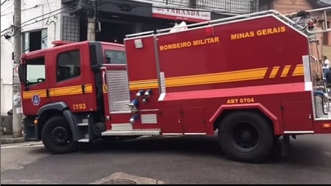 Princípio de incêndio em churrasqueira assusta funcionários do Restaurante Varanda