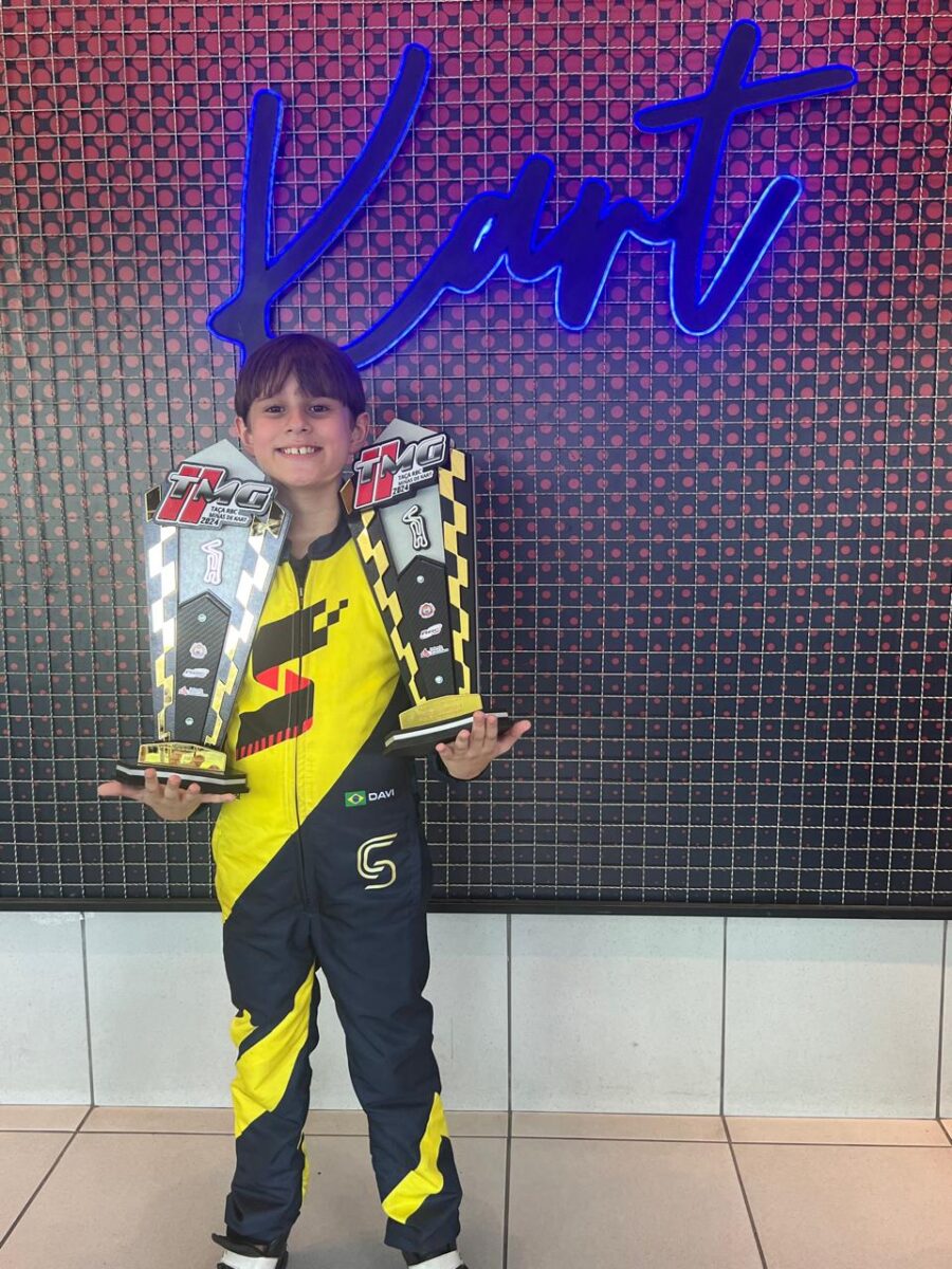 Itabirano Davi Serodio conquista dois troféus na Taça RBC Minas de Kart