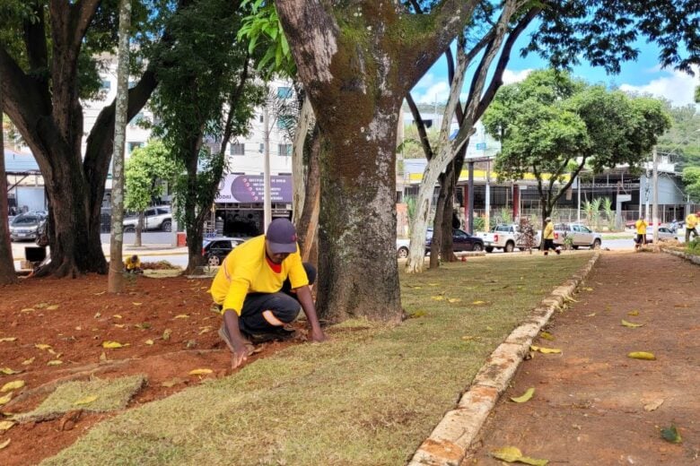 Prefeitura de João Monlevade revitaliza a Praça Geraldo de Paula Santos