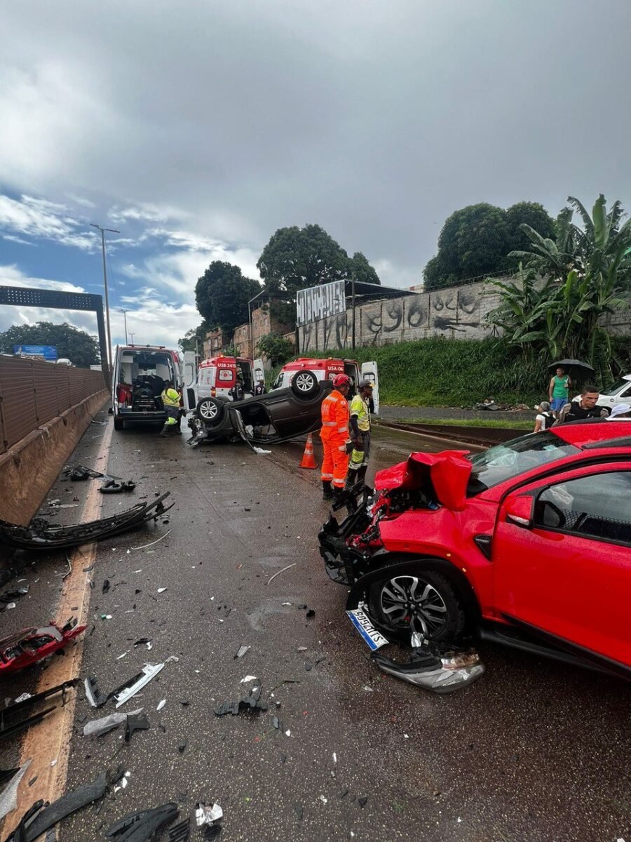 acidente no anel rodoviário