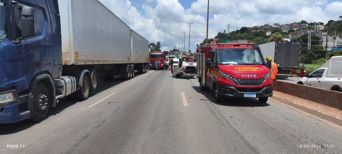 acidente no anel rodoviário