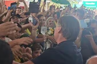 Bolsonaro visitou Uberaba para apoio a candidaturas de aliados