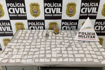 Ação policial conjunta apreende mais de 200 papelotes de cocaína