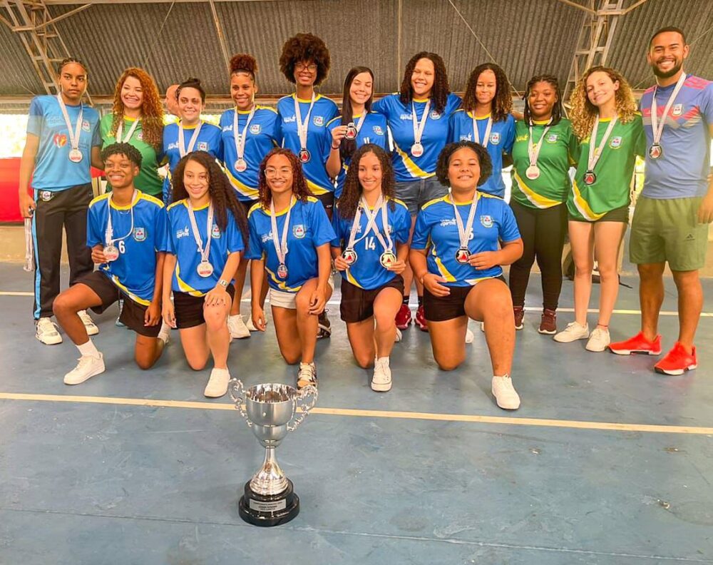 Equipe de Santa Maria conquista o vice-campeonato Mineiro de Handebol Júnior Feminino