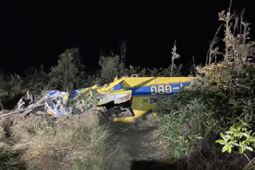 Avião de pulverização agrícola cai em zona rural de Uberlândia