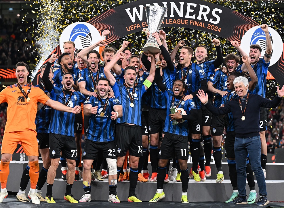 Atalanta desbanca favorito Bayer Leverkusen e conquista a Liga Europa com hat-trick de Lookman