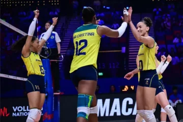 Brasil derrota a Itália e segue invicto na VNL