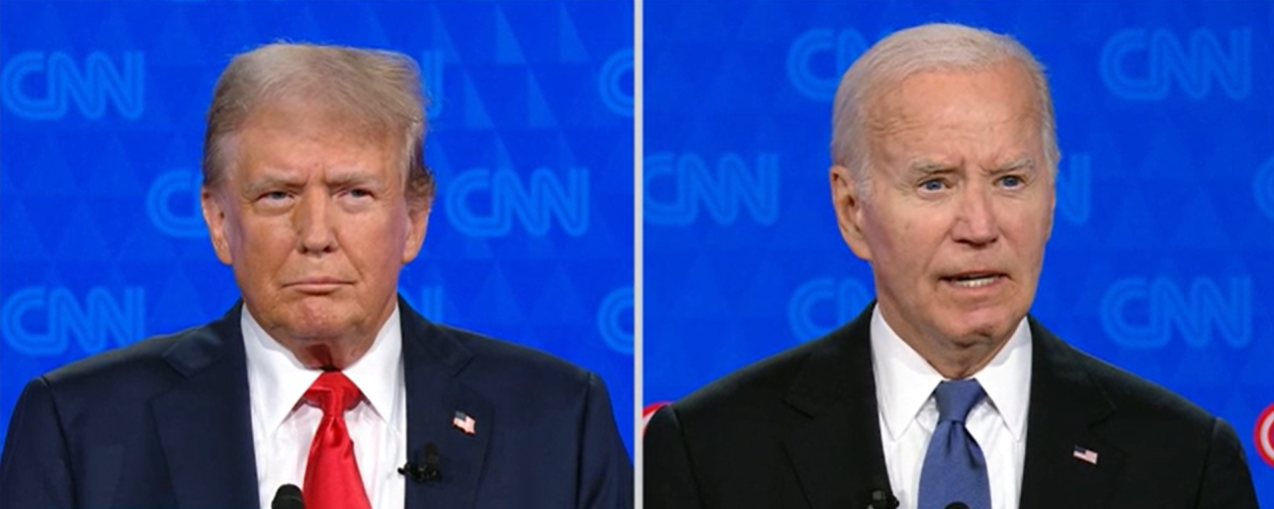 Biden vacila e Trump atropela opositor no debate em Atlanta