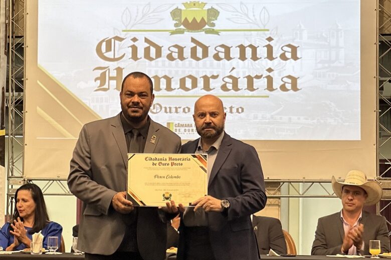 O itabirano Peron Colombo é o mais novo cidadão honorário de Ouro Preto