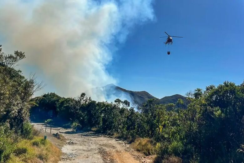 Parque Nacional do Itatiaia tem 300 hectares atingidos por incêndio