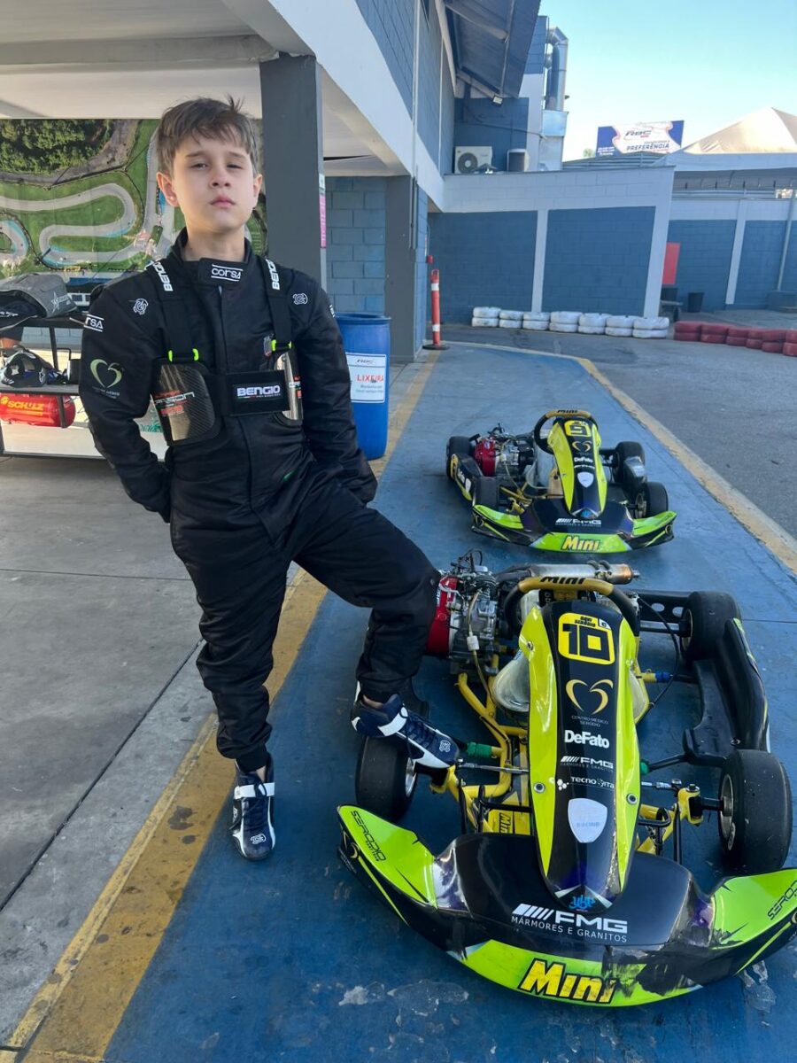 Itabirano Davi Serodio fica em segundo lugar geral na II Taça RBC Minas de Kart