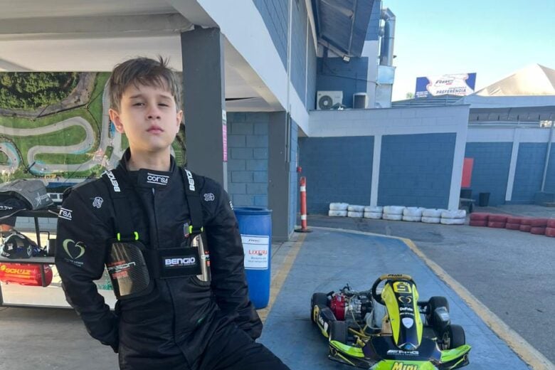 Itabirano Davi Serodio fica em segundo lugar na terceira etapa da II Taça RBC Minas de Kart