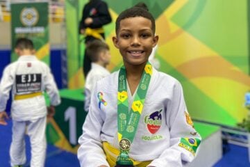 Atleta autista monlevadense fica em 3º lugar no Campeonato Brasileiro de Jiu-Jitsu