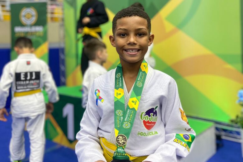 Atleta autista monlevadense fica em 3º lugar no Campeonato Brasileiro de Jiu-Jitsu