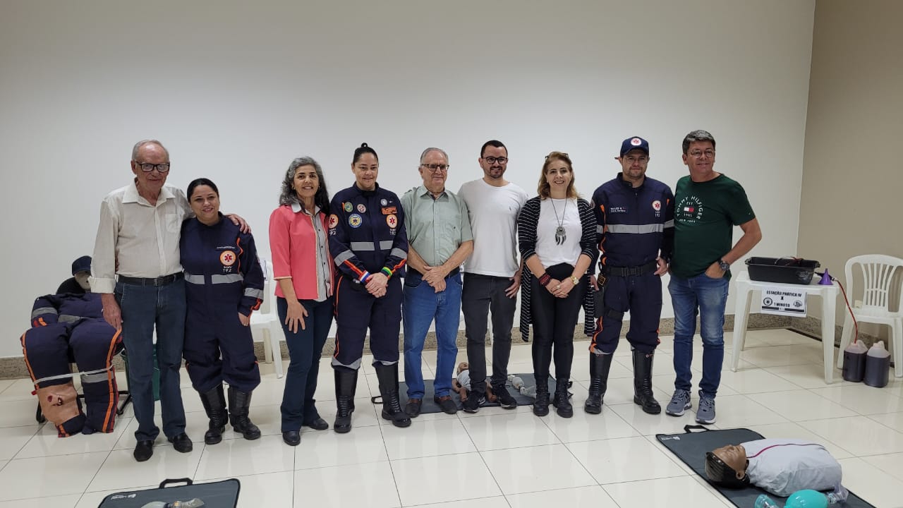 Socorristas do Samu promovem curso de preparação para os colaboradores de sete cidades da região