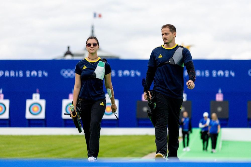 Marcus D'Almeida avança em 17º no tiro com arco e Ana Luiza bate recorde pessoal em Paris 2024