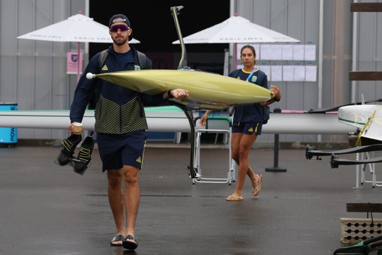 Olimpíada: Beatriz Tavares e Lucas Verthein são eliminados nas quartas do skiff simples do remo