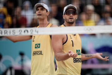 George e André são superados por cubanos e Brasil perde 100% no vôlei de praia em Paris 2024