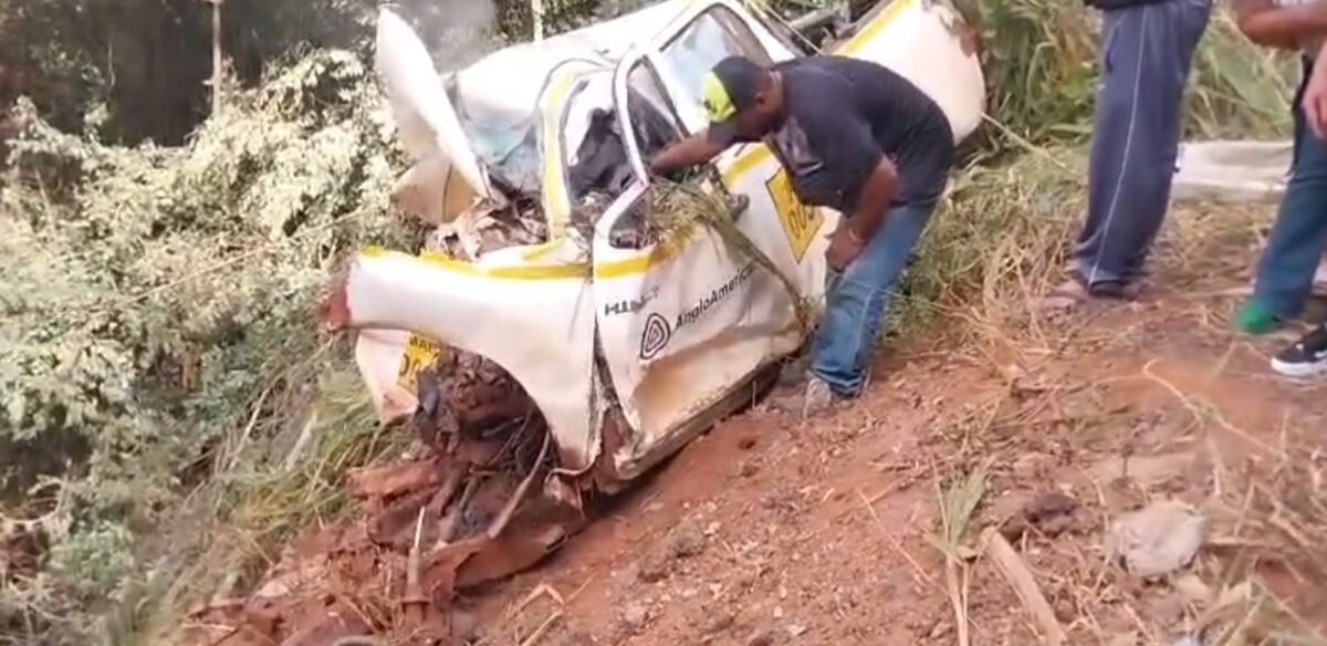 Duas mulheres morrem em grave acidente na MG-010, em Conceição do Mato Dentro