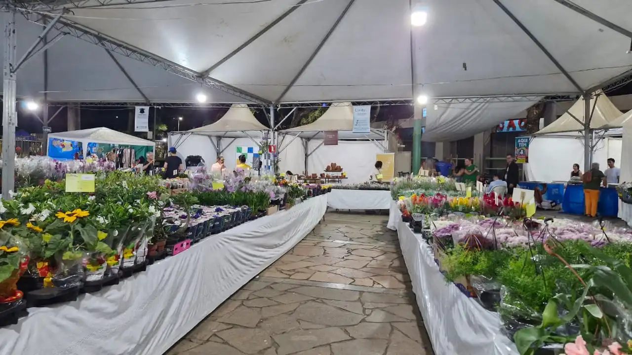 Tradicional Festival de Flores enfeita o centro de Ipatinga