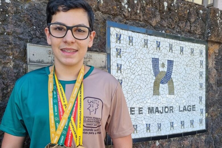 Itabirano conquista três medalhas consecutivas na “Olimpíada Brasileira de Matemática das Escolas Públicas”