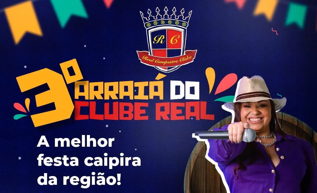 Itabira: Carol Muniz se apresenta no 3º Arraiá do Clube Real; saiba mais