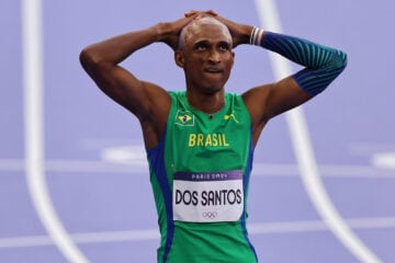 Alison dos Santos faz quarto melhor tempo da semifinal e avança nos 400m com barreiras