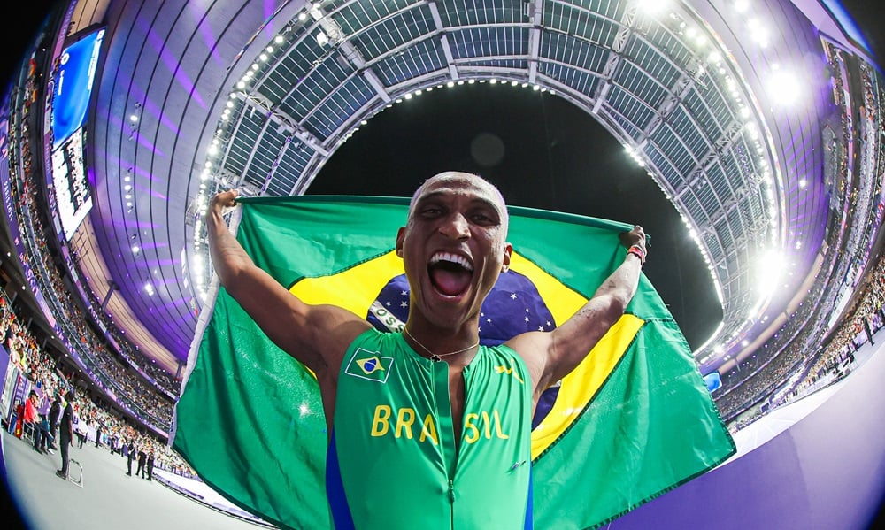 Alison dos Santos, o Piu, conquista bronze após chegar à final no sufoco em Paris 2024