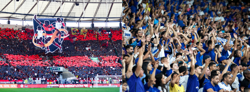 Pesquisa mostra folgada liderança do Flamengo como a maior torcida do país; Cruzeiro tem a maior fora do eixo RJ-SP