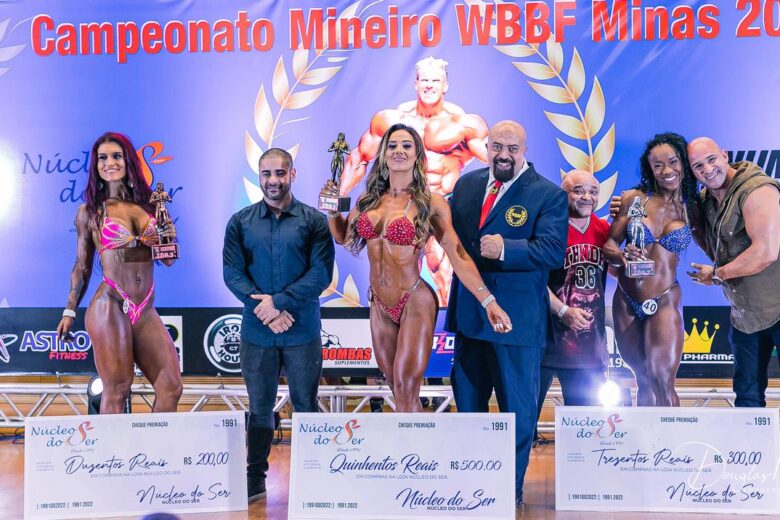 Atleta itabirana vence o Campeonato Mineiro de Fisiculturismo na categoria Wellness