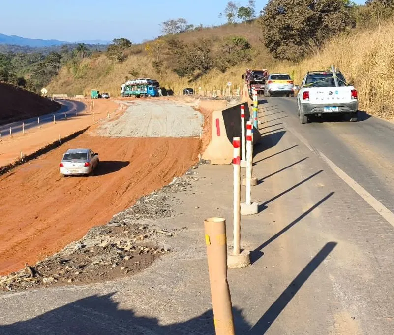 BR-381 terá nova interdição neste sábado para detonação de rochas em São Gonçalo do Rio Abaixo