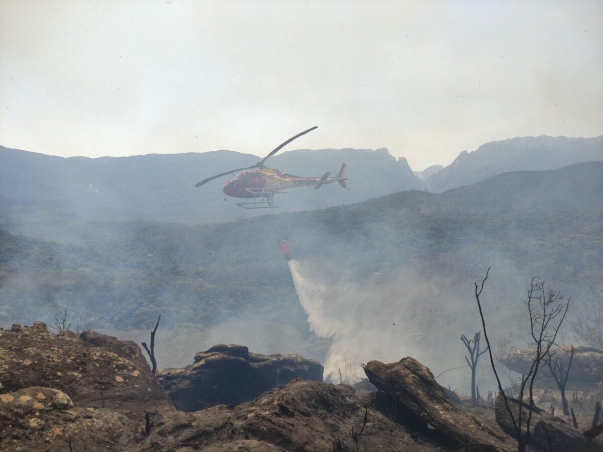 incêndio na serra do caraça