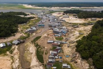 Em 22 dias, seca pode isolar Manaus por via fluvial