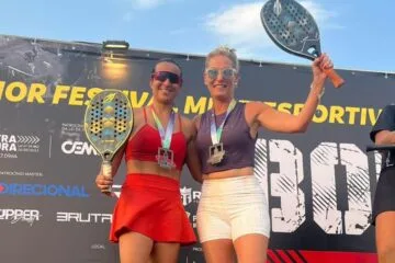 Beach tennis: Dupla itabirana conquista medalha de prata no maior evento multiesportivo da América Latina