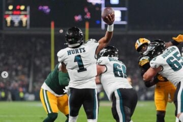 NFL no Brasil: Eagles têm brilho de Saquon Barkley e vencem Packers em ‘tiroteio’ ofensivo