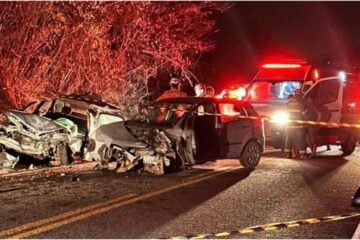 Grave acidente deixa uma idosa morta e cinco feridos na MG-020, em Santa Luzia