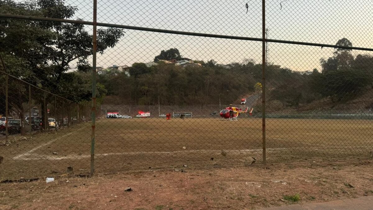 Com pneumonia grave, criança de quatro anos é transferida de Itabira para BH pelo helicóptero dos bombeiros