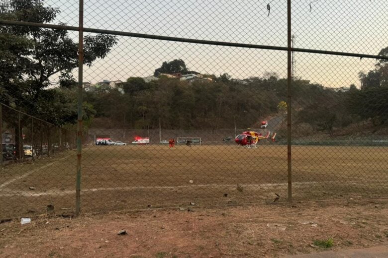 Com pneumonia grave, criança de quatro anos é transferida de Itabira para BH pelo helicóptero dos bombeiros