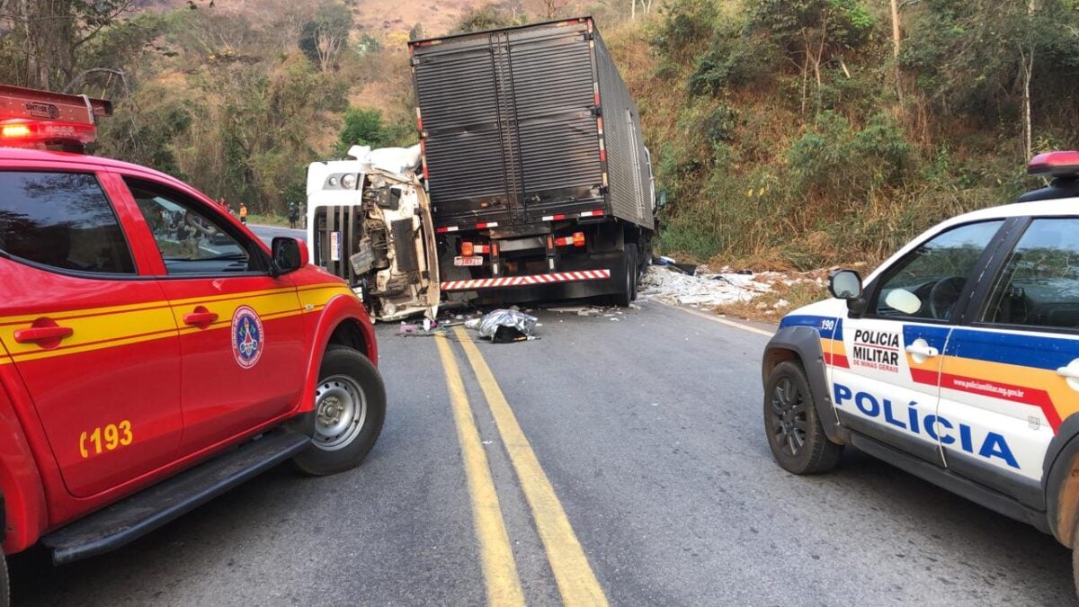 Trânsito é liberado após cerca de 10 horas de interdição na MGC-120, estrada que liga Itabira a Nova Era