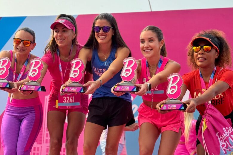 Atleta itabirana conquista primeiro lugar na corrida Barbie Run no Rio de Janeiro