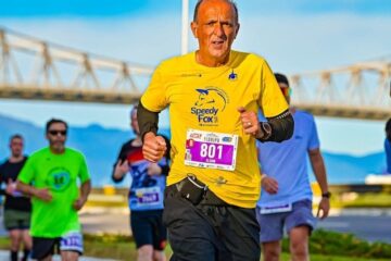 Itabirano Elson Sá participou da 13ª Maratona Internacional de Florianópolis