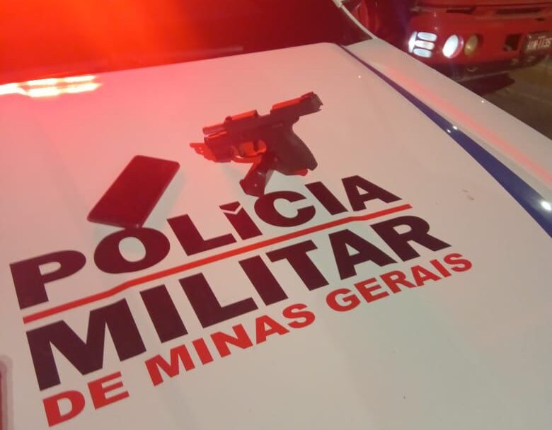 Após perseguição policial, dois homens são detidos e uma arma de fogo é apreendida em Itabira