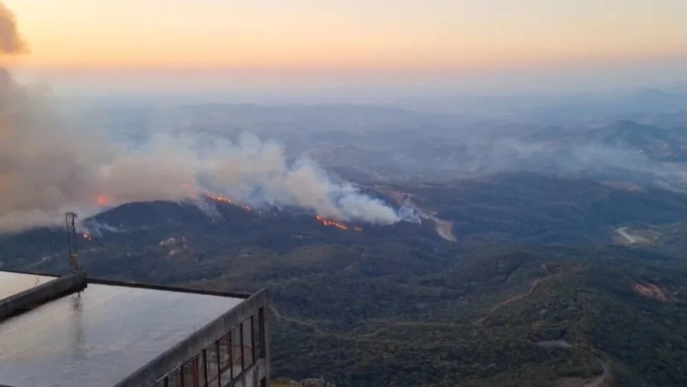 incêndio na serra da piedade