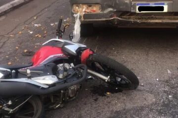 Morre motociclista que bateu em caminhão no bairro Areia Preta, em João Monlevade