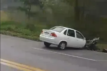 Colisão frontal deixa três feridos na BR-381, em Bela Vista de Minas