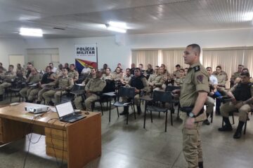 João Monlevade: Policiais Militares da 17ª Companhia Independente participam de treinamento para garantir segurança nas eleições